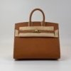 b2026061004-hermes-birkin-25-sellier-epsom Pre-Owned/ Pre-Loved/ Second-Hand Hermes Birkin 25 Sellier Epsom, Bag in Gold, Gold Hardware Color, 25cm Size, Front View