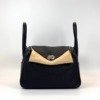 Pre-Owned/ Pre-Loved/ Second-Hand Hermes Lindy 26 Black, Bag in Black, Palladium Hardware Color, 26 Size, Front View