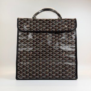 b202614978-goyard-document-case Pre-Owned/ Pre-Loved/ Second-Hand Goyard Document Case, Bag in Rose Gold (Metallic) Color, Size, Front View