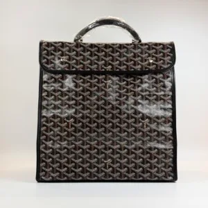 b202614978-goyard-document-case Pre-Owned/ Pre-Loved/ Second-Hand Goyard Document Case, Bag in Rose Gold (Metallic) Color, Size, Front View