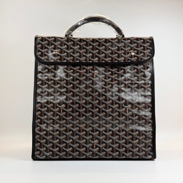 b202614978-goyard-document-case Pre-Owned/ Pre-Loved/ Second-Hand Goyard Document Case, Bag in Rose Gold (Metallic) Color, Size, Front View