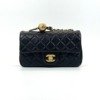 c2026011037-chanel-pearl-crush-mini-rectangle Pre-Owned/ Pre-Loved/ Second-Hand Chanel Pearl Crush Mini Rectangle, Bag in Black, Gold Hardware Color, Mini Size, Front View