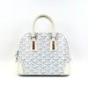 Pre-Owned/ Pre-Loved/ Second-Hand Goyard Vendome Mini, Bag in White, Silver Hardware Color, Mini Size, Front View
