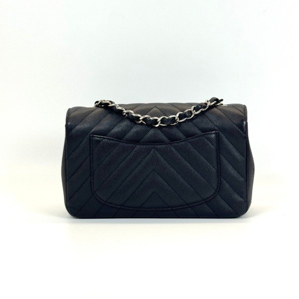 Chanel | Caviar Chevron Mini Rectangle