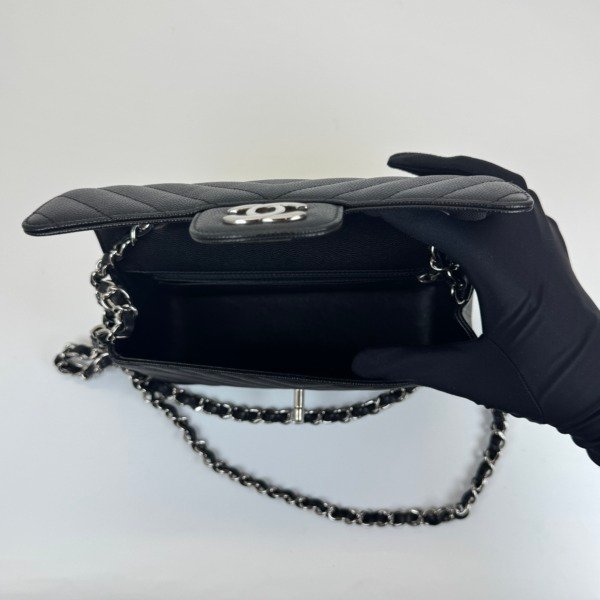 Chanel | Caviar Chevron Mini Rectangle