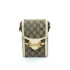 b202511481-gucci-1955-horse-bit Pre-Owned/ Pre-Loved/ Second-Hand Gucci 1955 Horse Bit, Bag in White, Gold Hardware Color, Size, Front View