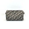 b202513558-dior-roller-messenger-bag Pre-Owned/ Pre-Loved/ Second-Hand Dior Roller Messenger Bag, Bag in Dark Blue, Silver Hardware Color, Size, Front View