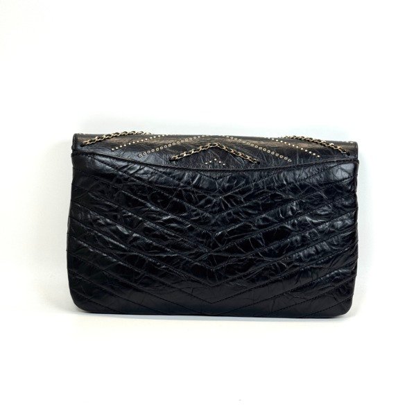 Chanel | Studded Chevron Clutch