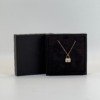 Pre-Owned/ Pre-Loved/ Second-Hand Hermes Diamond Constance Necklace, Necklace in Rose Gold Color,  Size, Front View