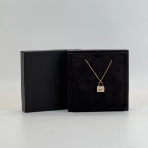 b2026061088-hermes-diamond-constance-necklace Pre-Owned/ Pre-Loved/ Second-Hand Hermes Diamond Constance Necklace, Necklace in Rose Gold Color, Size, Front View