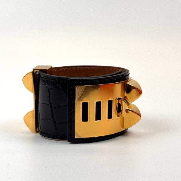 b202606824-hermes-alligator-cdc-collier-de-chien-bracelet-2 Hermes | Alligator CDC Collier de Chien Bracelet
