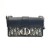 b2026131098-dior-30-montaigne-east-west Pre-Owned/ Pre-Loved/ Second-Hand Dior 30 Montaigne East West , Bag in Black, Silver Hardware Color, 21 x 12 x 6 cm Size, Front View