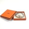 c202506154-hermes-mini-clic-chaine-d-bracelet Pre-Owned/ Pre-Loved/ Second-Hand Hermes Mini Clic Chaine D Bracelet, Bracelet in Gris Meyer, Gold Hardware Color, T1 Size, Front View