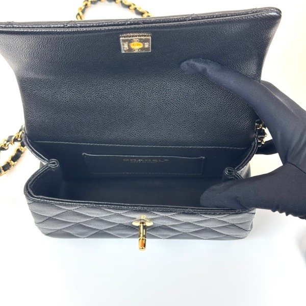 Chanel | Top Handle Cavair Mini Flap (Coco Handle)