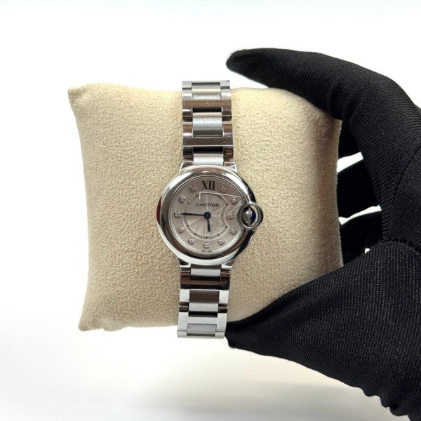 b2026031135-cartier-diamond-bleu-balloon-watch-28mm-we902073-1 Cartier | DIamond Bleu Balloon Watch 28mm WE902073
