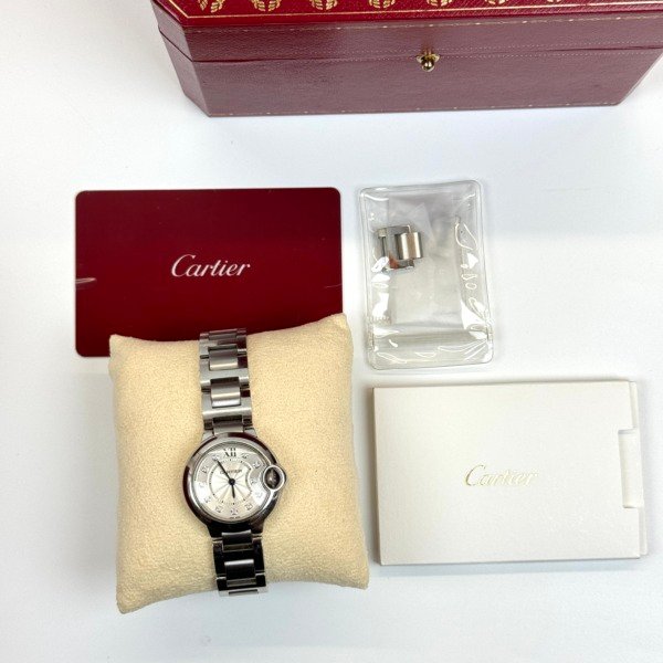 b2026031135-cartier-diamond-bleu-balloon-watch-28mm-we902073-4 Cartier | DIamond Bleu Balloon Watch 28mm WE902073
