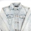 b2026121101-balenciaga-denim-jacket-2 Pre-Owned/ Pre-Loved/ Second-Hand Balenciaga Denim Jacket, Others in Blue Denim, Crystal Logo Color, 34 Size, Front View