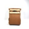 c202506589-hermes-hac-a-dos-pm-backpack-togo Pre-Owned/ Pre-Loved/ Second-Hand Hermes Hac A Dos PM Backpack (Togo), Bag in Gold, Palladium Hardware Color, PM (condition is like new, used once) Size, Front View