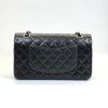c2026011152-chanel-medium-classic-flap-caviar Pre-Owned/ Pre-Loved/ Second-Hand Chanel Medium Classic Flap Caviar, Bag in Black, Gold Hardware Color, Size, Front View