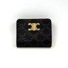 c2026041178-celine-triomphe-wallet Pre-Owned/ Pre-Loved/ Second-Hand Celine Triomphe Wallet, Wallet in Brown Color, Size, Front View