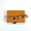 Pre-Owned/ Pre-Loved/ Second-Hand Louis Vuitton (LV) Spring Street Chain Bag Charm, Bracelet in Gold Color,  Size, Front View