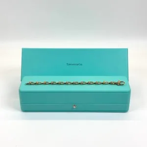 Pre-Owned/ Pre-Loved/ Second-Hand Tiffany & Co. Hardwear Link Bracelet, Bracelet in Rose Gold Color, 18cm Size, Front View