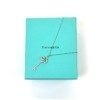 c2026081172-tiffany-co-diamond-crown-key-necklace-platinum-pt950-includes-chain Pre-Owned/ Pre-Loved/ Second-Hand Tiffany & Co. Diamond Crown Key Necklace Platinum PT950 (Includes Chain), Necklace in Platinum, Yellow Diamond Color, 1.5 inch pendant, chain is separate purchase Size, Front View