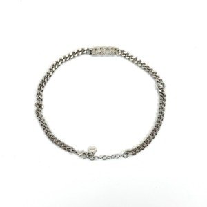 Pre-Owned/ Pre-Loved/ Second-Hand Dior Dior Crystal Necklace/Chocker, Necklace in Siver Color,  Size, Front View