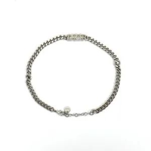 c2026131138-dior-dior-crystal-necklacechocker Pre-Owned/ Pre-Loved/ Second-Hand Dior Dior Crystal Necklace/Chocker, Necklace in Siver Color, Size, Front View