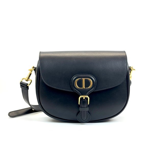 c2026131154-dior-medium-bobby Pre-Owned/ Pre-Loved/ Second-Hand Dior Medium Bobby, Bag in Black, Gold Hardware Color, Size, Front View