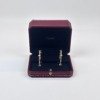 Pre-Owned/ Pre-Loved/ Second-Hand Cartier Ecrou De Cartier Hoop Earrings, Earring in Yellow Gold Color,  Size, Front View